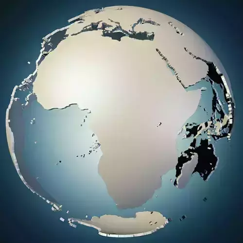 earth continents globe 3D Model 3D model