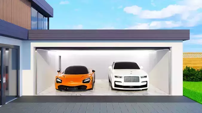 House garage Free 3D model