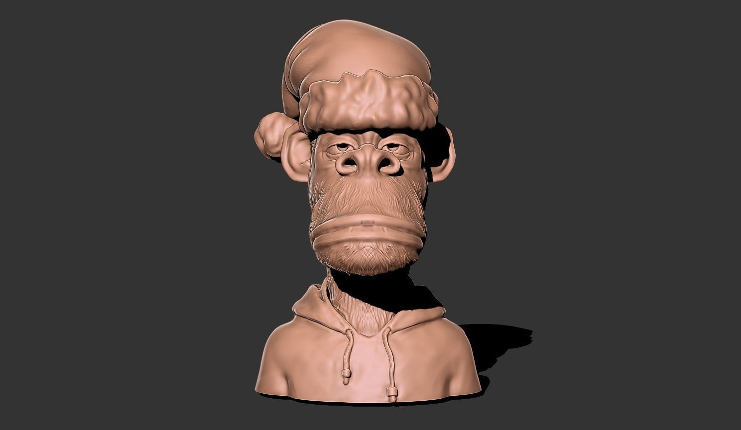 Mr santa ape monkey 3D print model_1