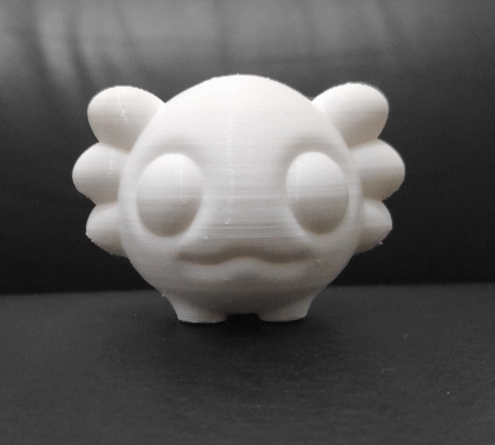 Little Axolotl 3D print model_3