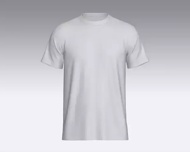 Regular Basic Tshirt 3D model