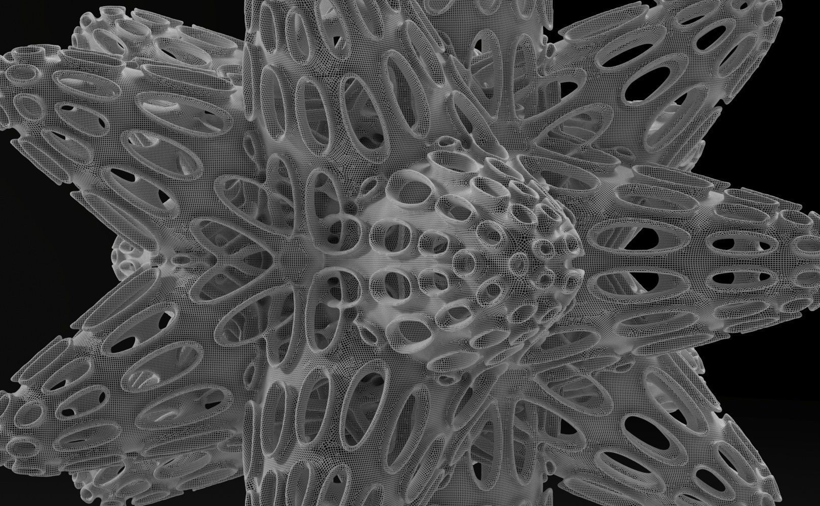 Alien Pollen set 4 3D print model_33