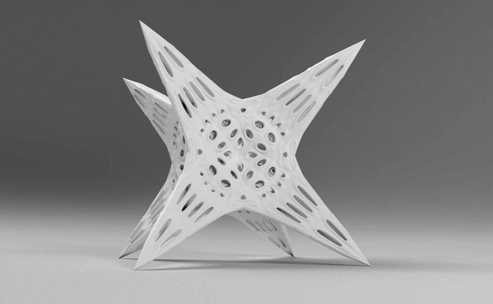 Alien Pollen set 4 3D print model_3