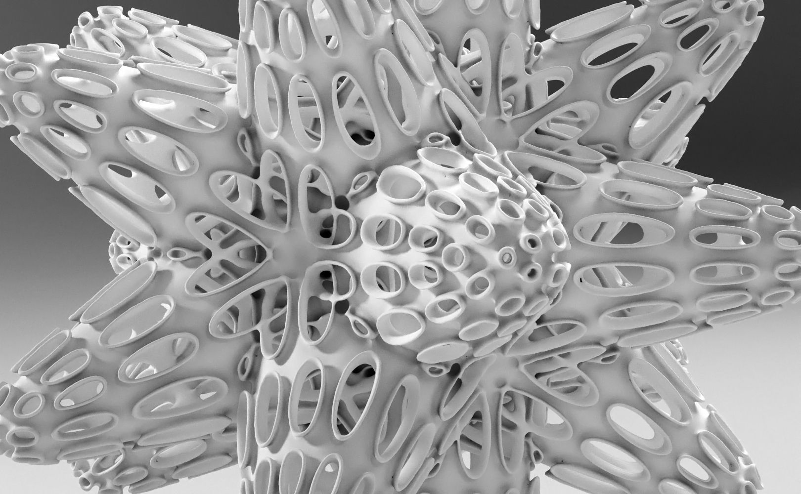 Alien Pollen set 4 3D print model_8