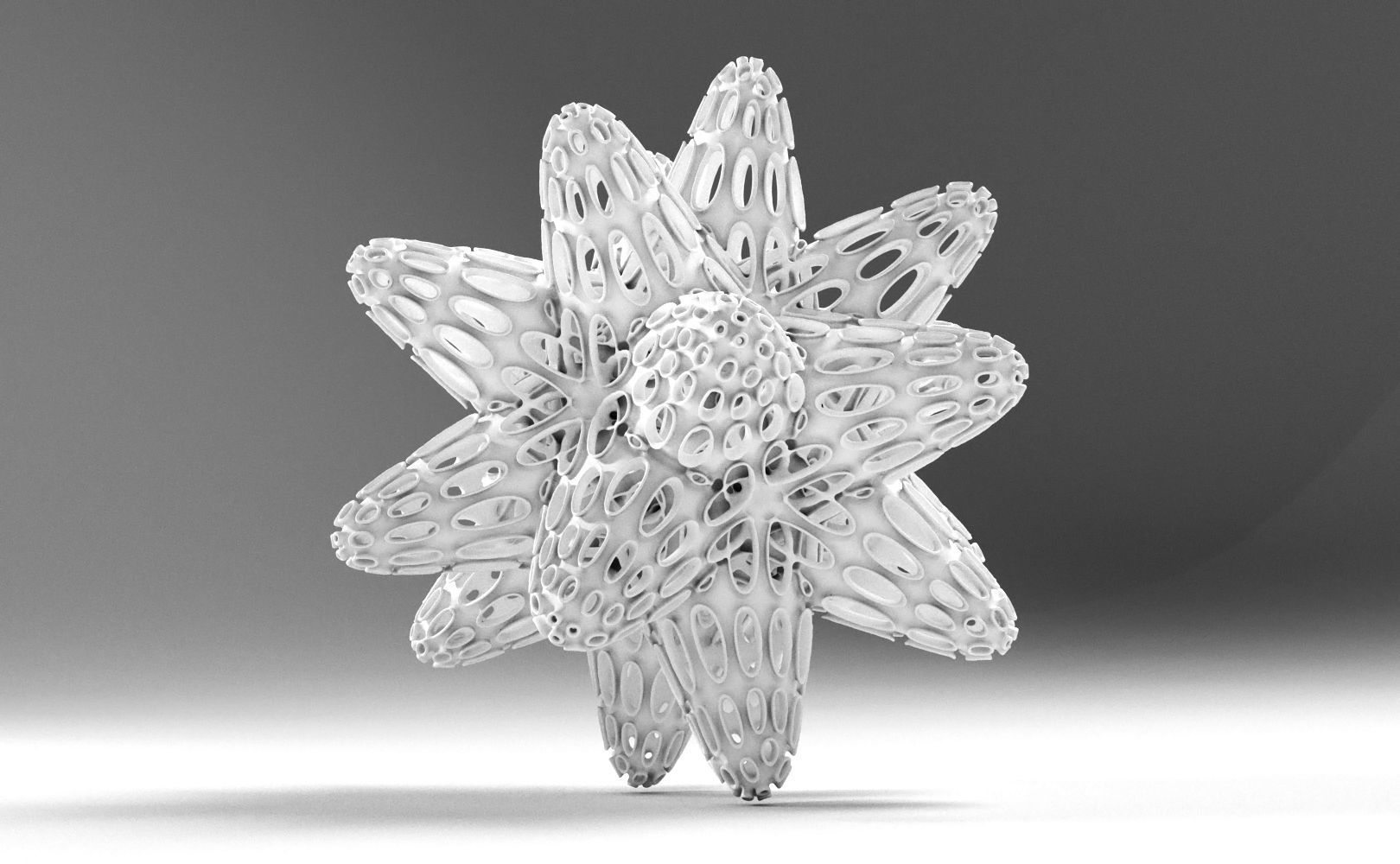 Alien Pollen set 4 3D print model_12