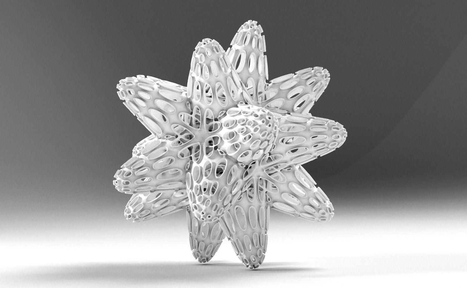 Alien Pollen set 4 3D print model_11