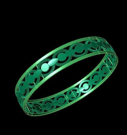 Bracelet 3D print model_3