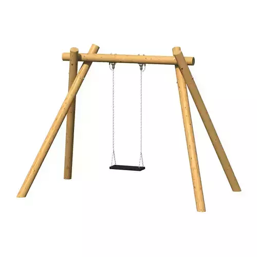 Swing with 1 seat 3D model