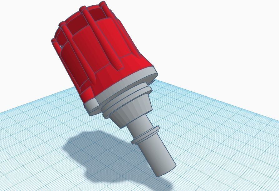 1 24 scale MSD blaster coil Distributor combo 3D print model_1