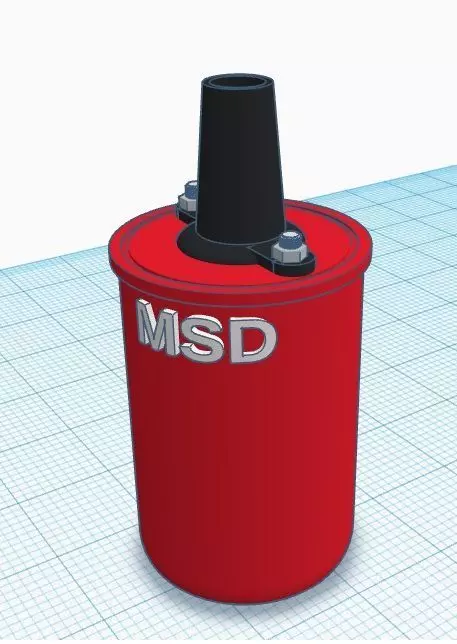 1 24 scale MSD blaster coil Distributor combo 3D print model_0
