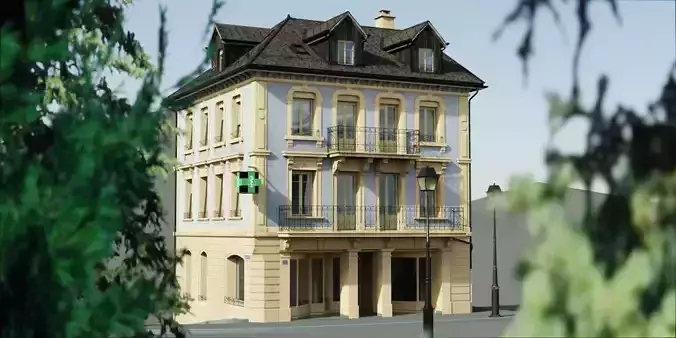 E10s NeoClassical Building 01