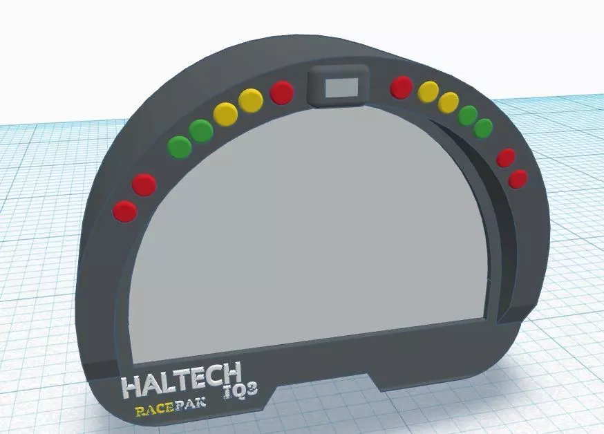 1 24 scale Haltech Racepak dash 3D print model