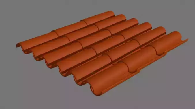 Object roof tile