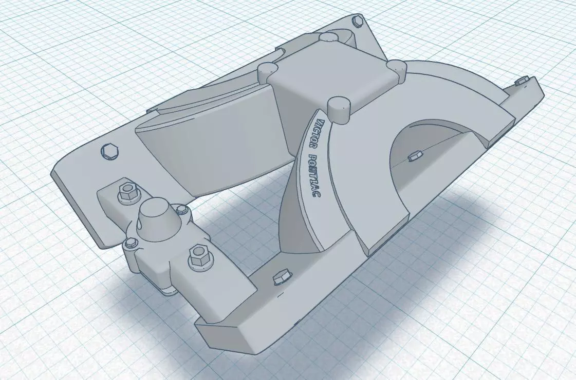 1 24 scale Edelbrock pontiac intake 3D print model_0