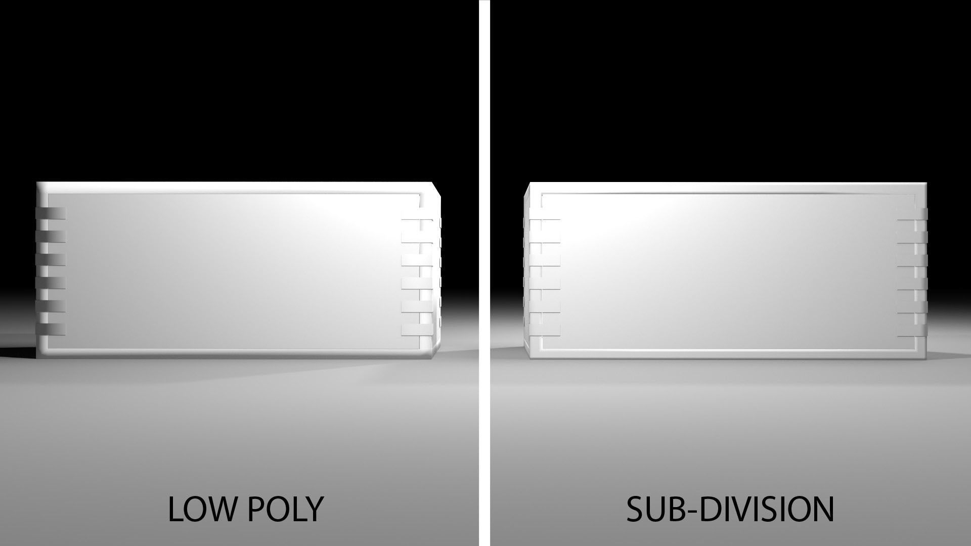 Crate 7 orange box 3D model_4