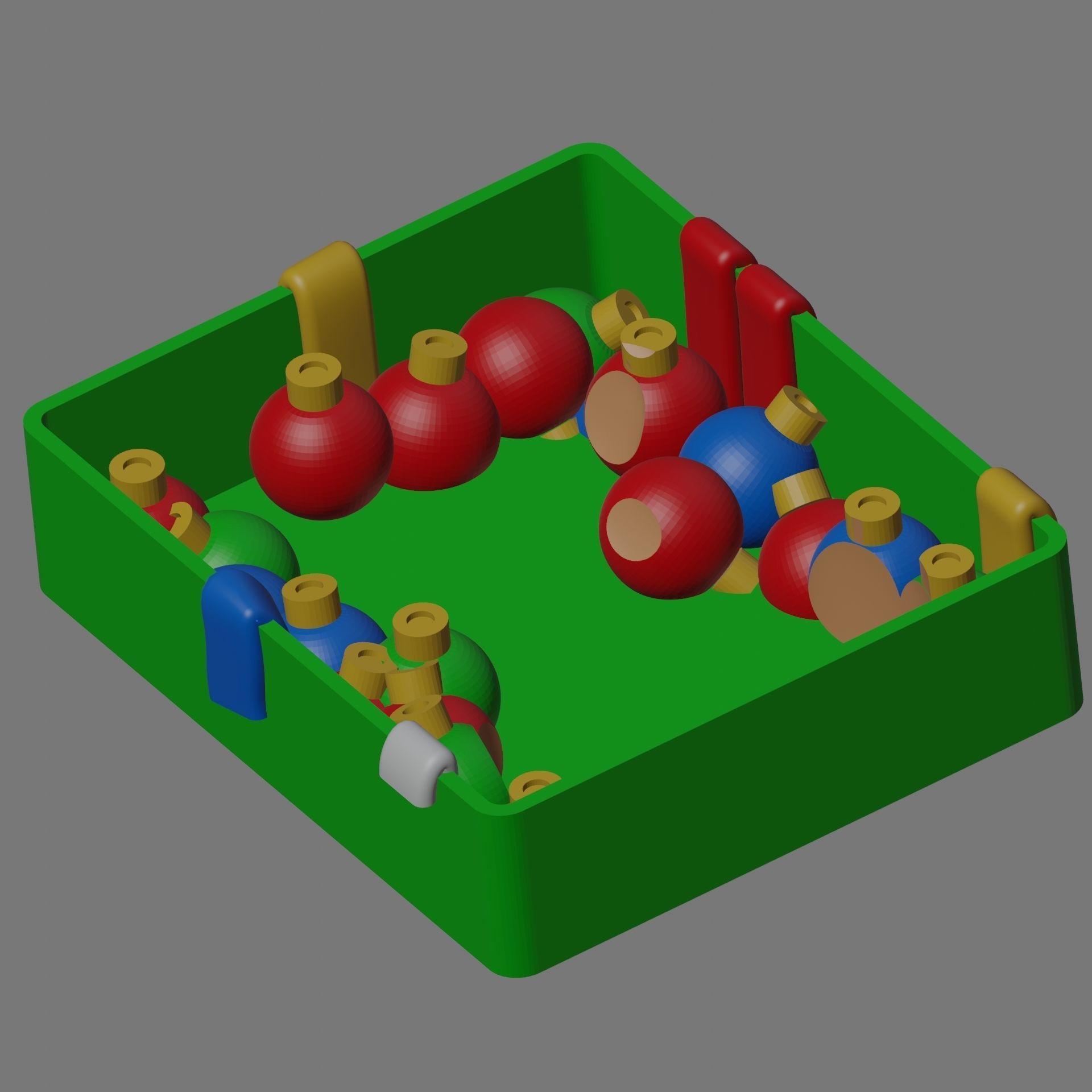 Sexy cat girl a box 3D printable 3D print model_8