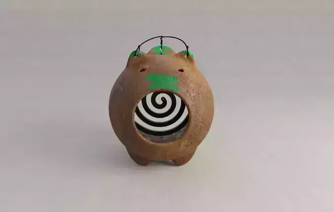 Japanese support mosquito repellent 3D model