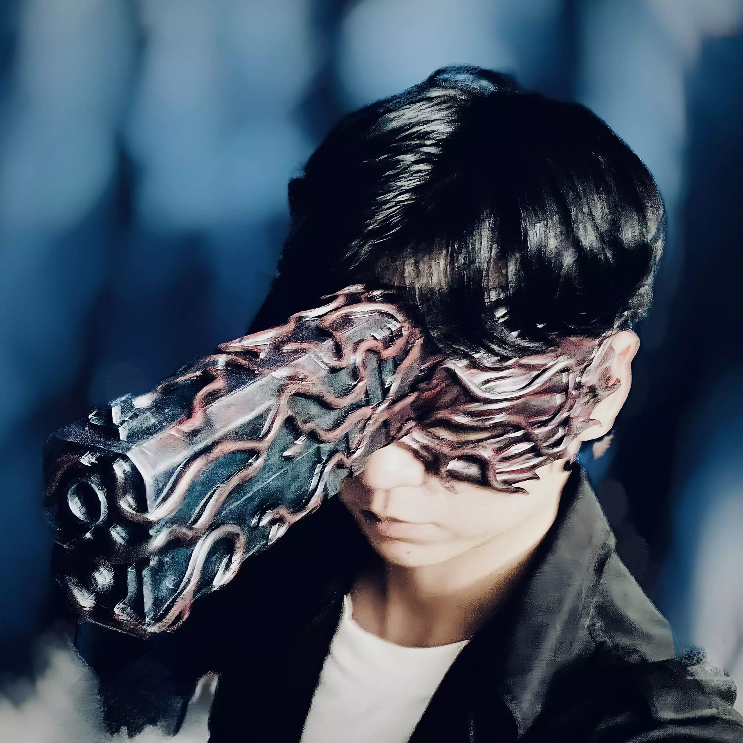 Aki Devil Gun Mask - Chainsawman Cosplay 3D print model