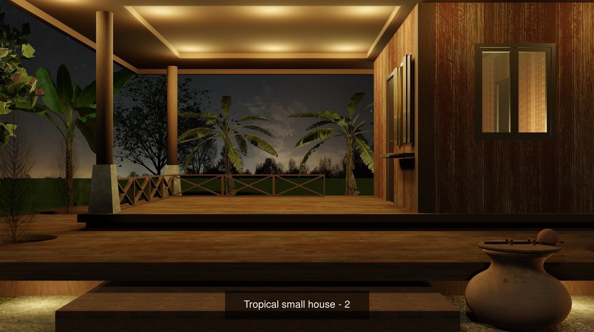 Tropical building project 3D Model Collection_13