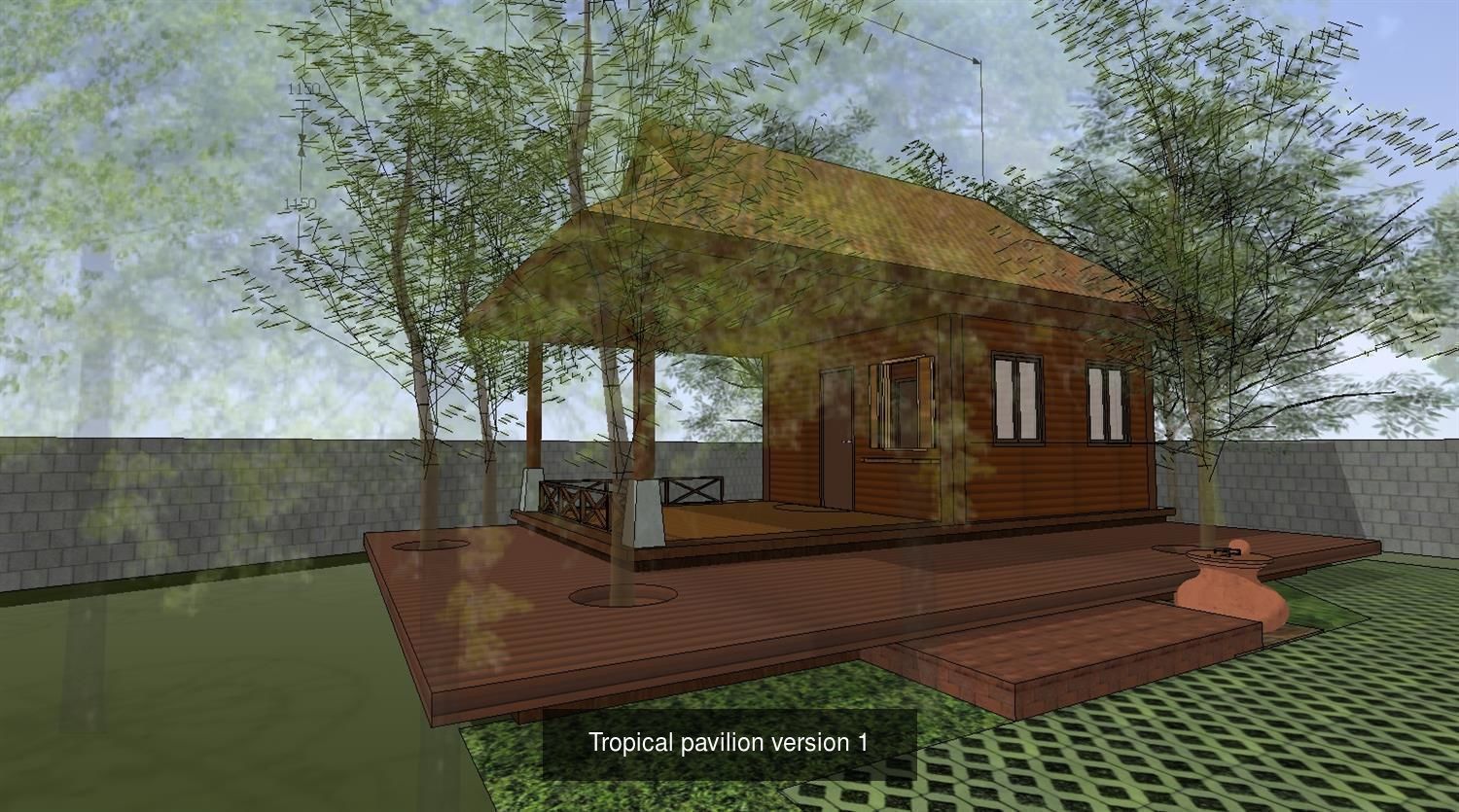 Tropical building project 3D Model Collection_9