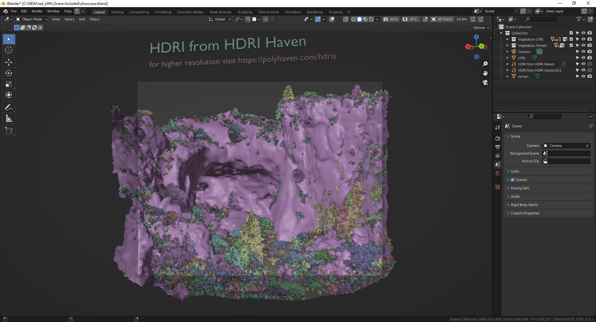 Large Mountain Cliffs PBR Scan Collection _6