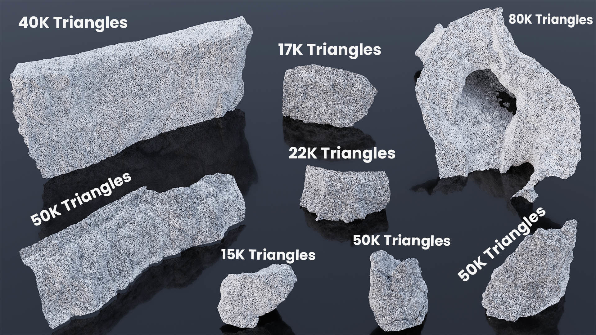 Large Mountain Cliffs PBR Scan Collection _2