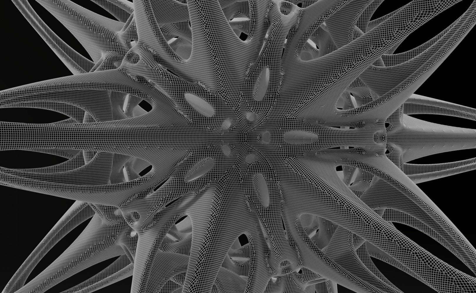 Alien Pollen set 3 3D print model_33