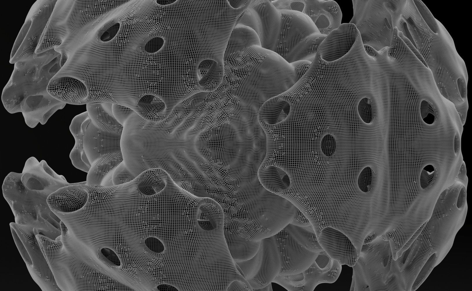 Alien Pollen set 3 3D print model_34