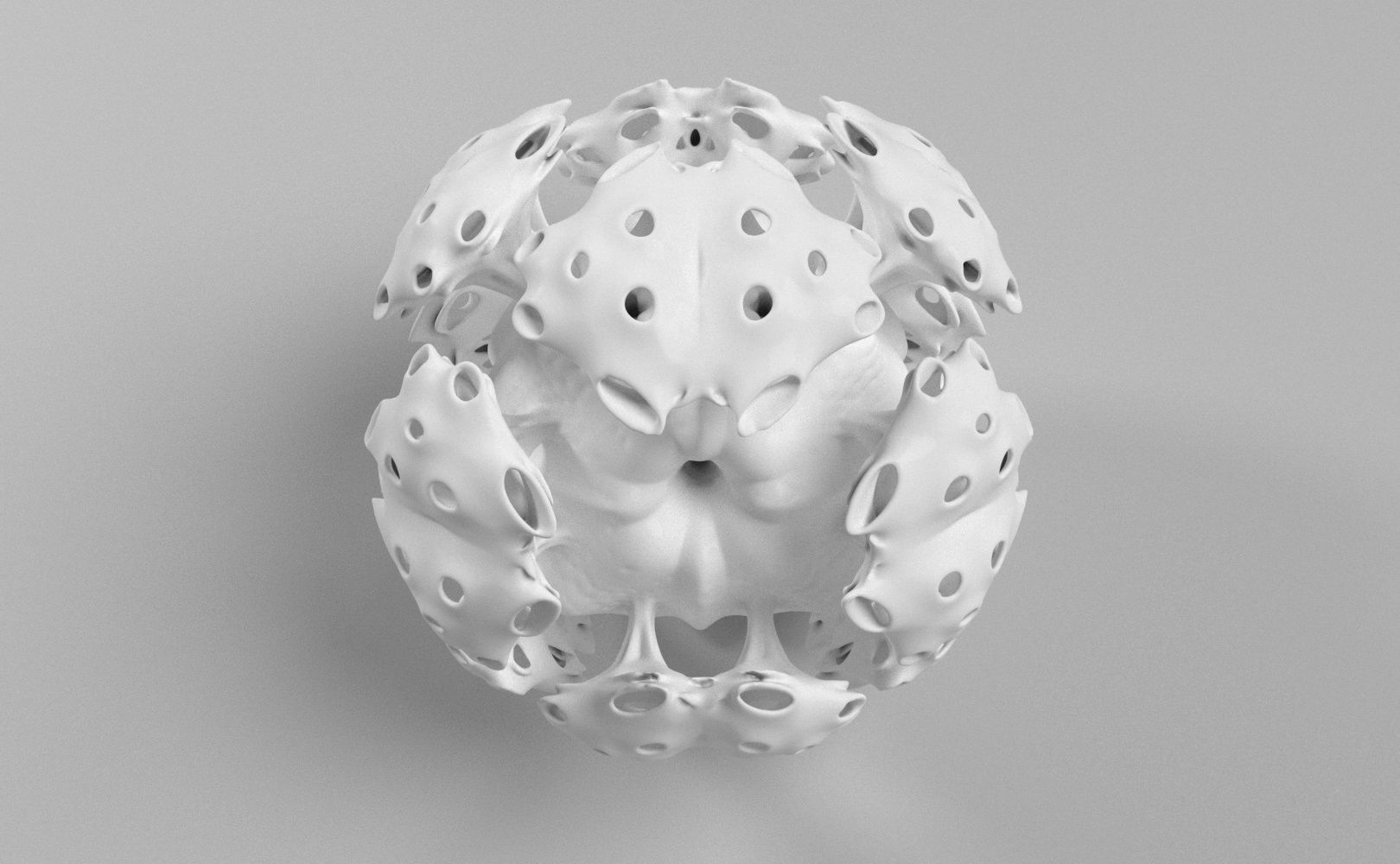 Alien Pollen set 3 3D print model_13