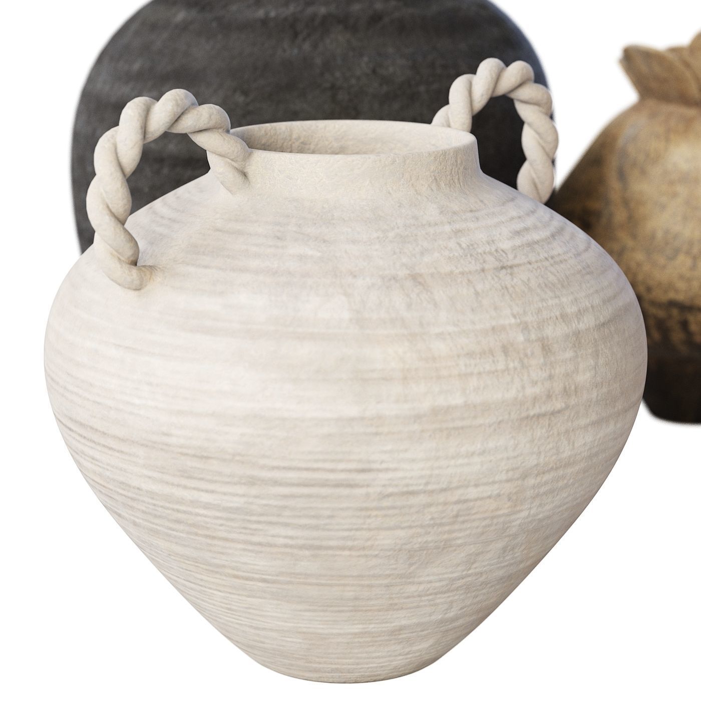 Decoration Vases set 3D model_3