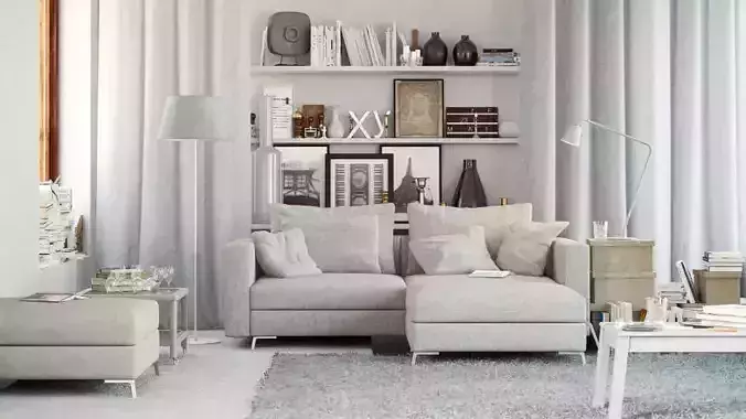 Scandinavian Style Living Room