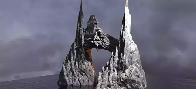 Arch Lizard Cliff range Kit bash 2