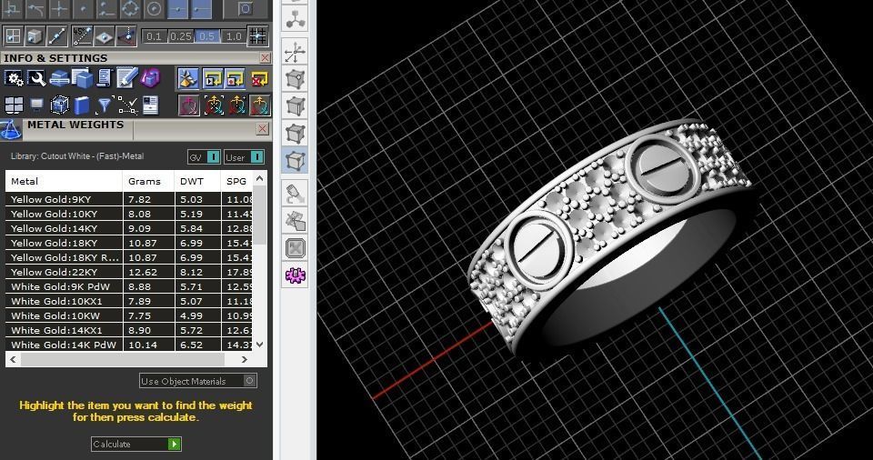 Ring car size 5dot 5 3D print model_1