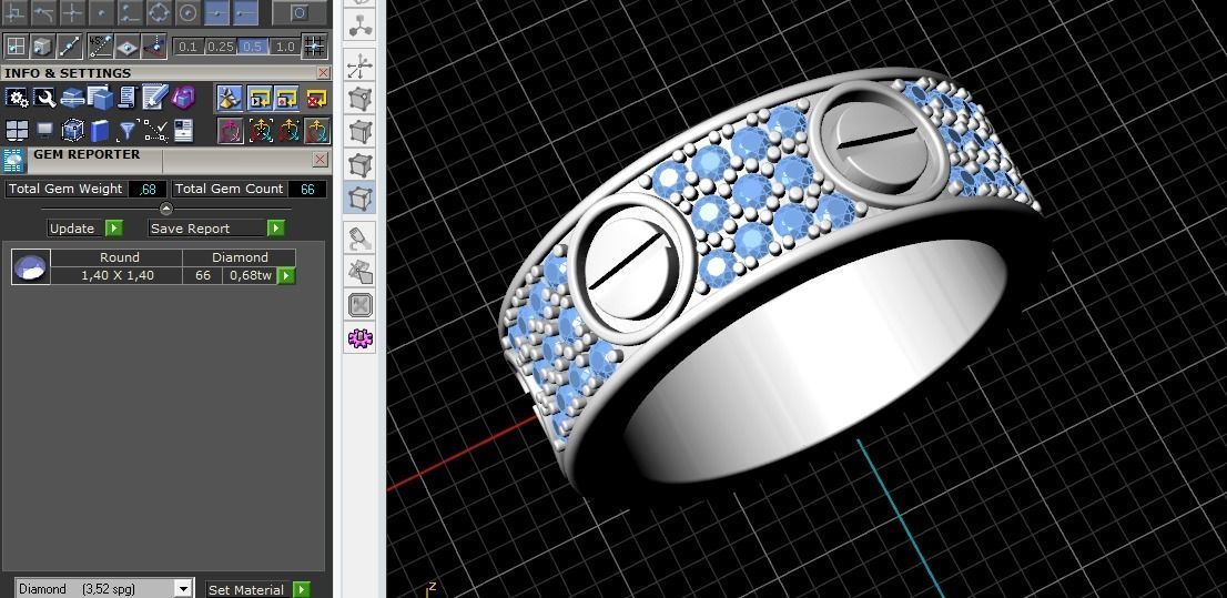 Ring car size 5dot 5 3D print model_2