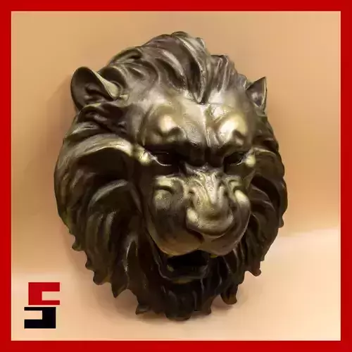 Lion Face Wall Art