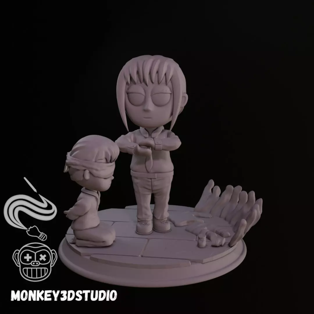 CHAINSAW MAN - MAKIMA - CHIBI 3D print model