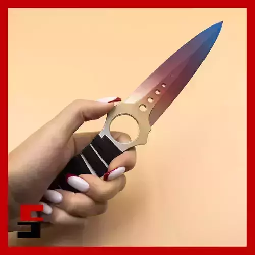 Skeleton Knife CS GO Knife Counter-Strike Global Offensive 3D print model