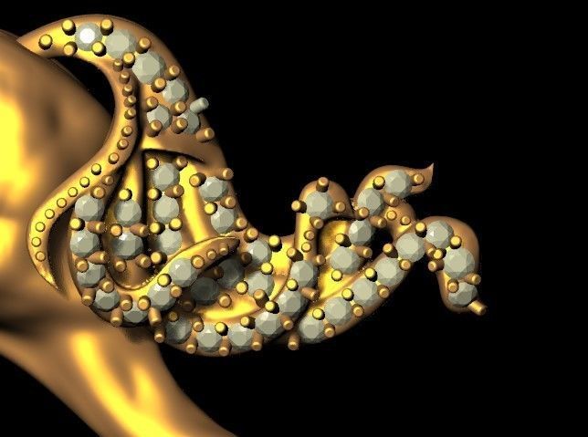 HORSE PENDANT 3D print model_6