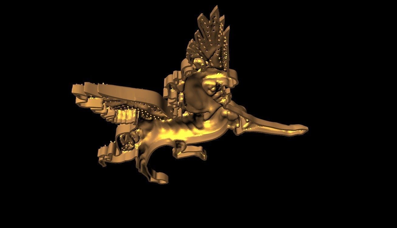 HORSE PENDANT 3D print model_9