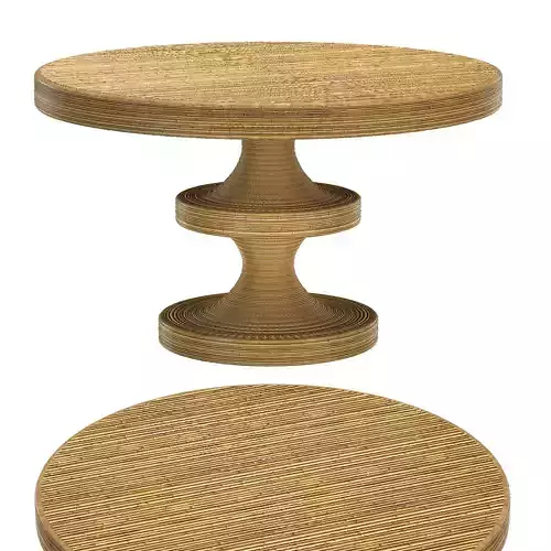 RATTAN BISHOP TABLE