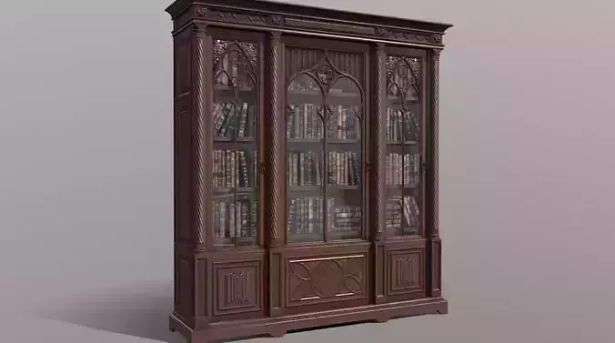 Gothic Cabinet Bookcase