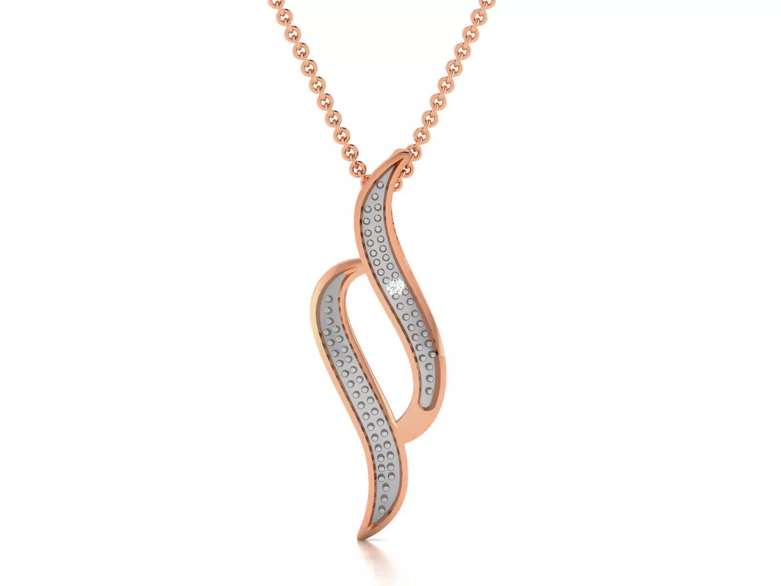 Light wt Diamond Charms Pendant 3dm render Detail 3D print model_0