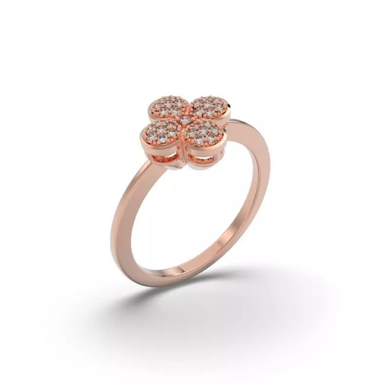 3D Jewel Ring - AN-540 3D print model_0