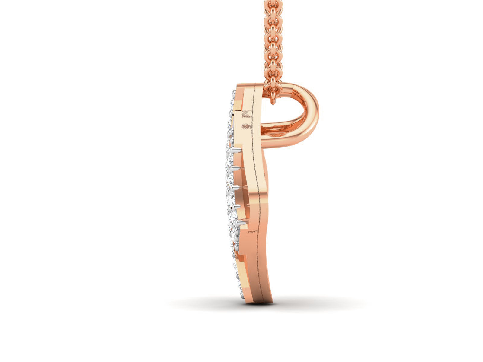 Square Light wt Diamond Charms Pendant 3dm render Detail 3D print model_1