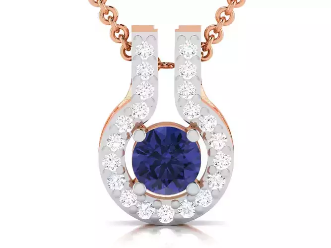 Light wt Diamond Charms Pendant 3dm render Detail 3D print model