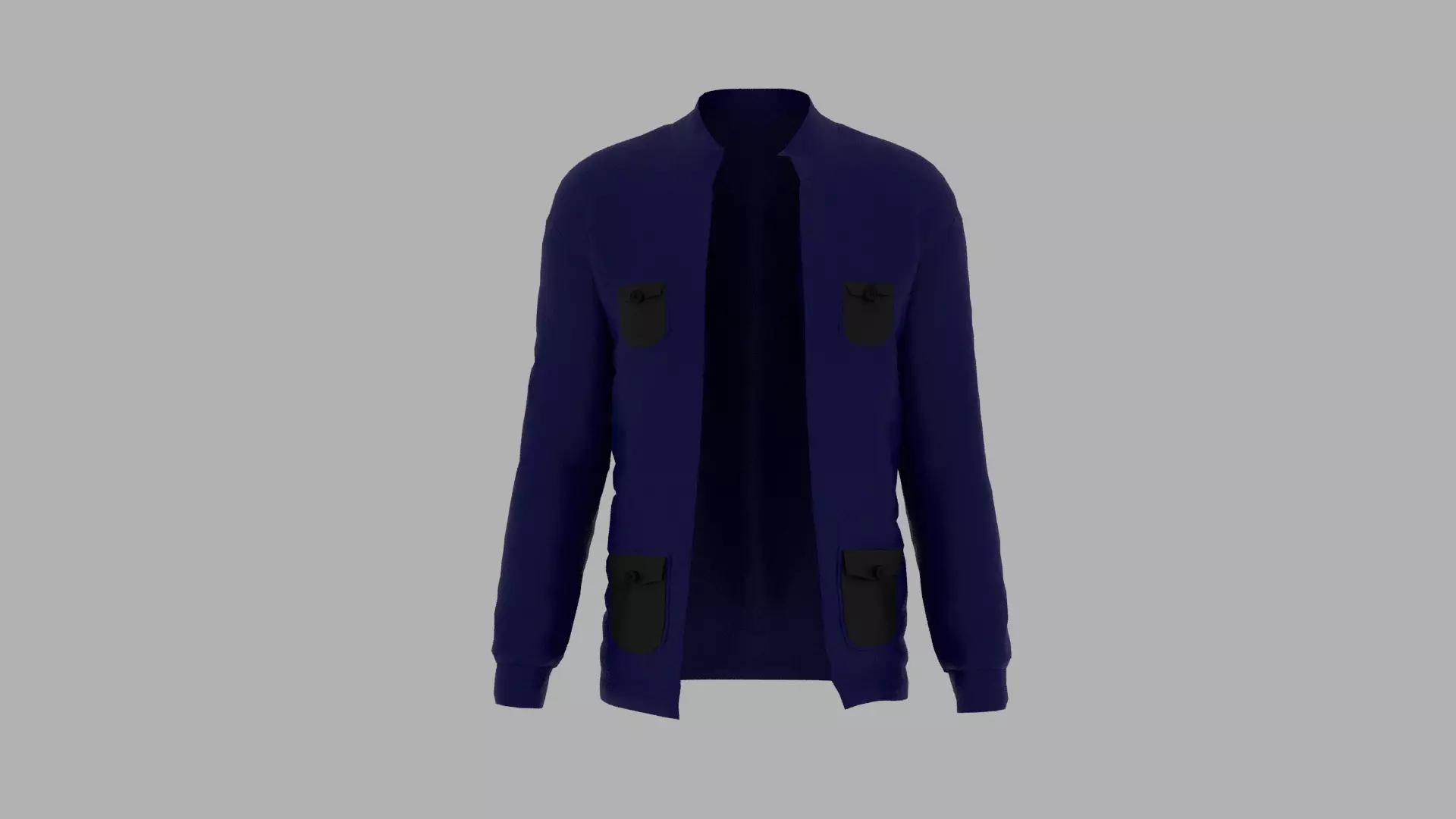 Jacket Low-poly 3D model_0