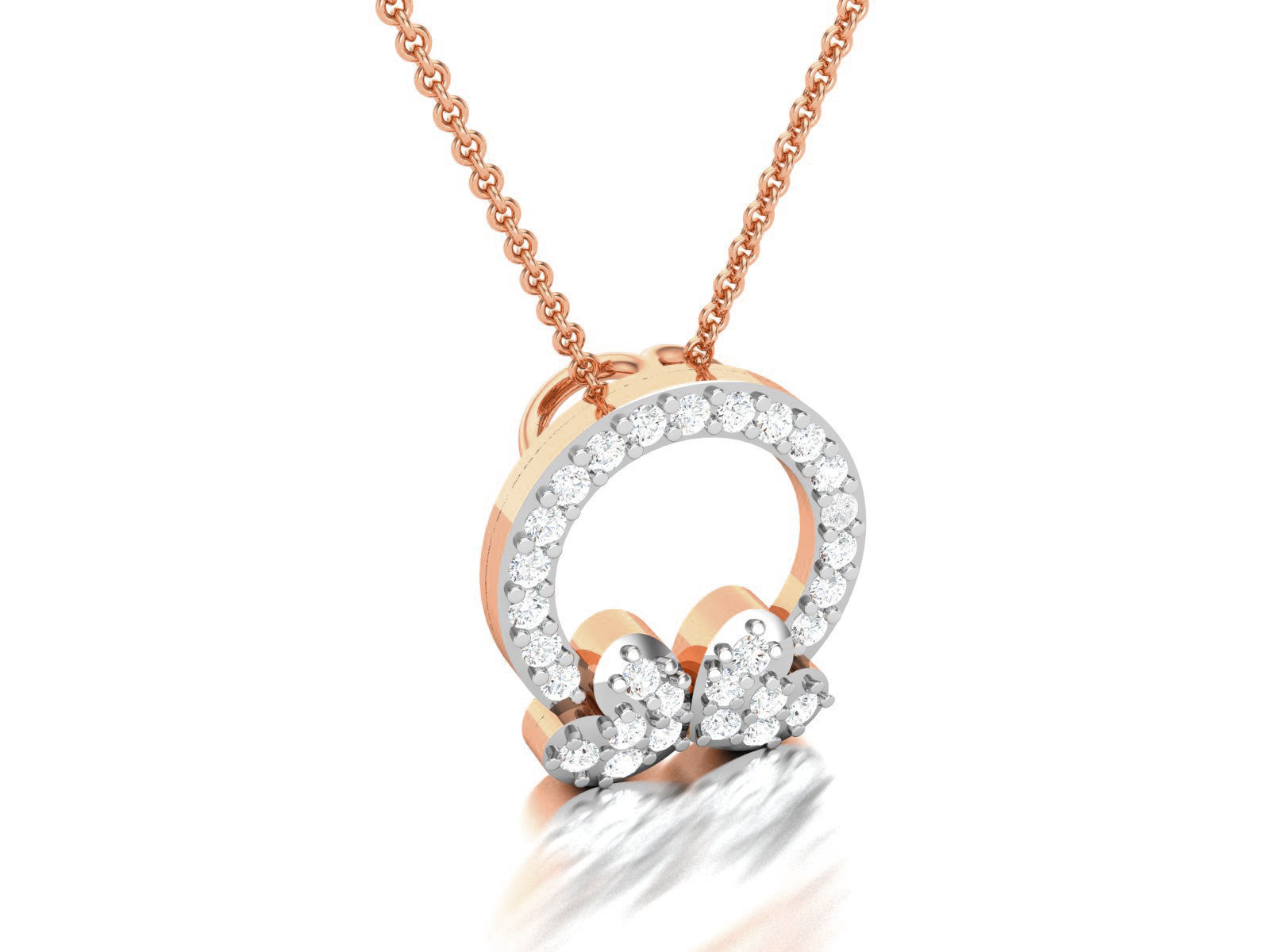 Light wt Diamond Charms Pendant 3dm render Detail 3D print model_1