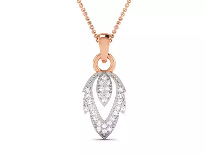 Light wt Diamond Charms Pendant 3dm render Detail