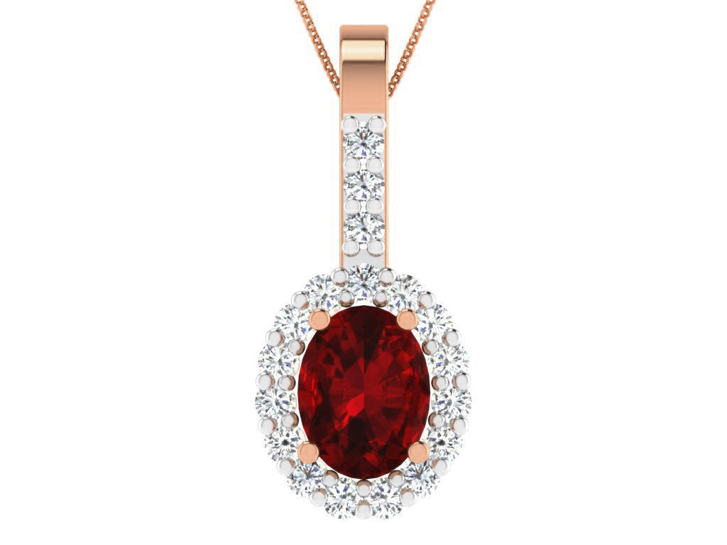 Light wt Diamond Charms Pendant 3dm render Detail 3D print model_5