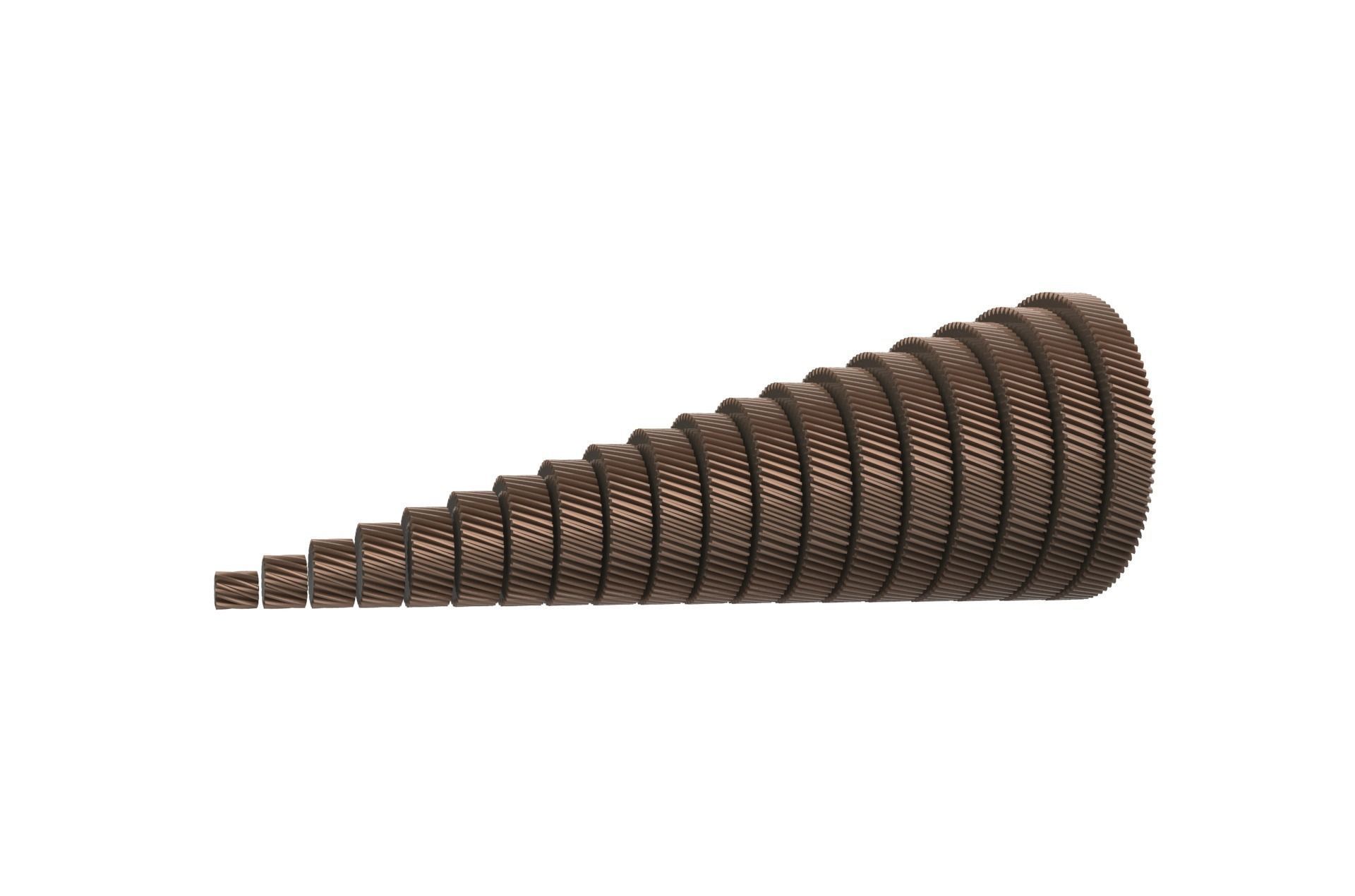 Helical Gear Set 3D print model_9